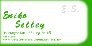 eniko selley business card